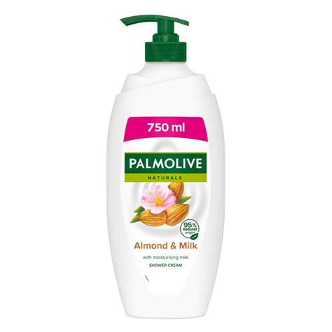 PALMOLIVE GEL DUS 750ML POMPITA NAT ALMOND Geolaila