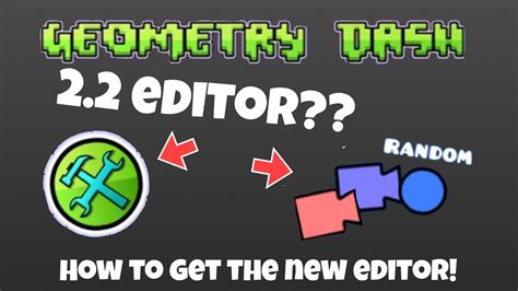 How To Use The New 2 2 Editor Geometry Dash Youtube