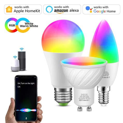 Homekit APP Control WiFi Smart LED Lampe GU10 E14 E27 Smart Glühbirne