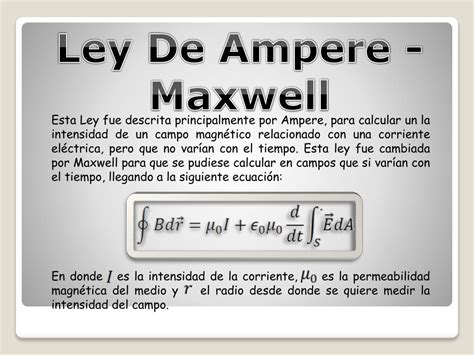 Ppt Ecuaciones De Maxwell Powerpoint Presentation Free Download Id