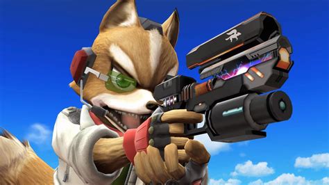 Fox Pulls Out His Blaster Super Smash Bros Star Fox Fox Mccloud