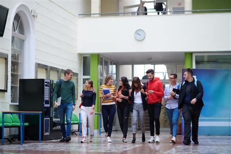 Premium Photo | Students in modern school using modrn technology