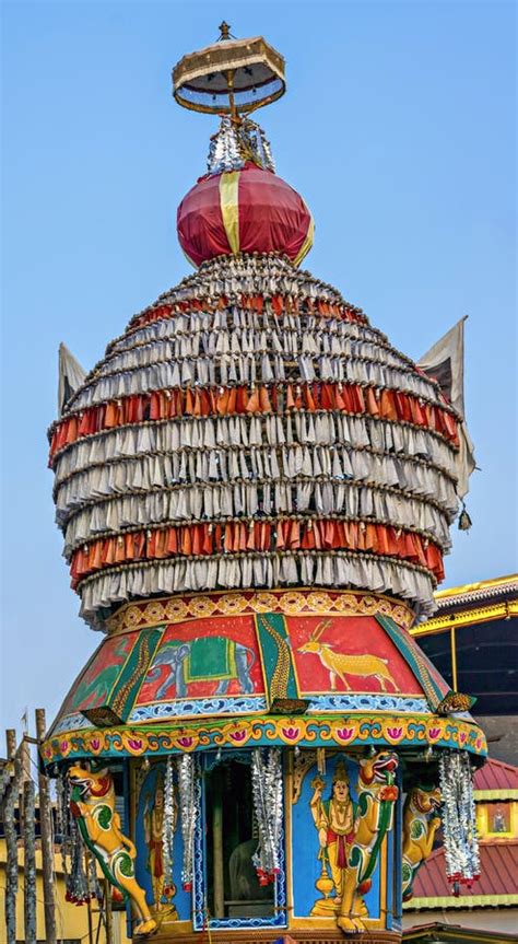 Sri Udupi Krishna Tempel Op Het Water Van De Beroemdste Tempel In