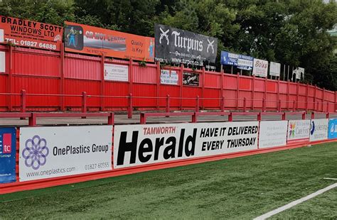 Advertising Pitch Perimeter Tamworth Fc