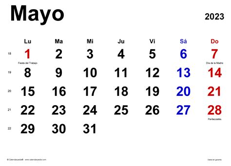 Calendario Mayo Para Imprimir Descarga En Excel Y Pdf Porn Sex The