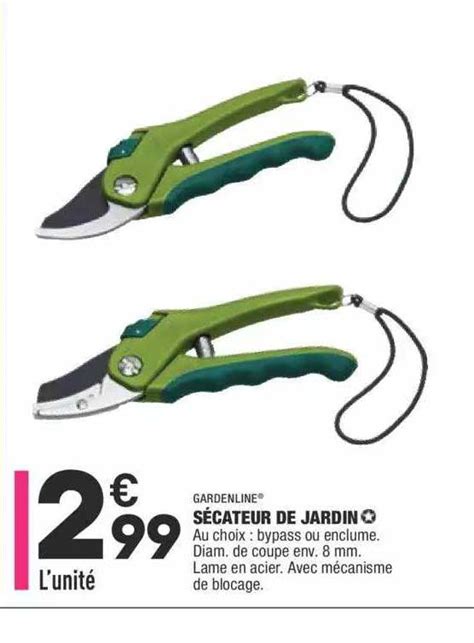 Promo Gardenline Sécateur De Jardin chez Aldi iCatalogue fr