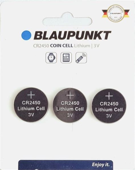 Blaupunkt CR2450 Batterij Cr2450 Lithium 3v Batterij