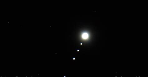 Nice Galilean Moon Alignment Io Europa Ganymede Callisto Imgur