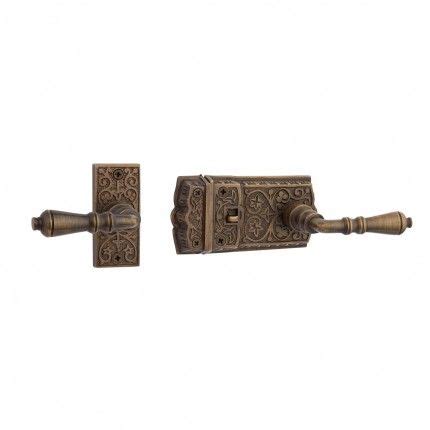 An Antique Style Door Handle With Ornate Design