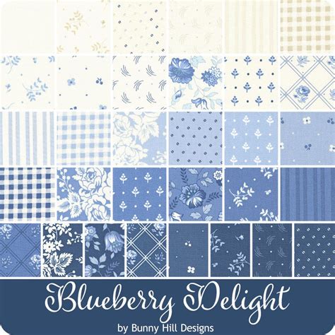 Blueberry Delight Yardage Bunny Hill Designs For Moda Fabrics Fat