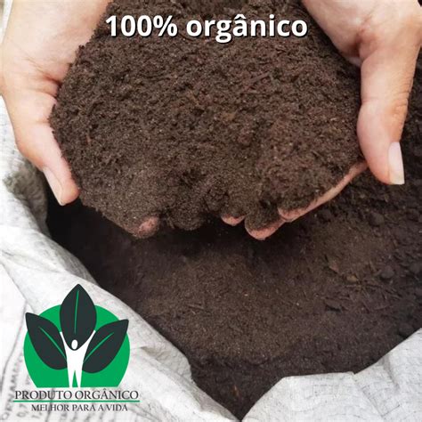 Substrato Orgânico Terra Vegetal Saco 5kg para Hortas Jardins Shopee