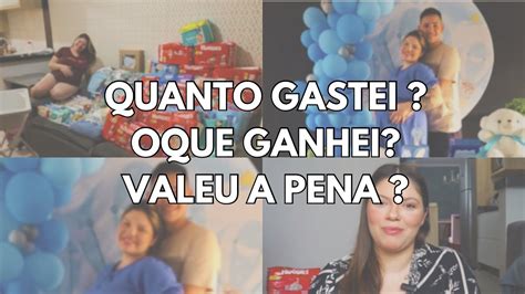 Tudo Oque Ganhei Vs Oque Gastei No Ch De Fraldas Ch De Fralda Vale