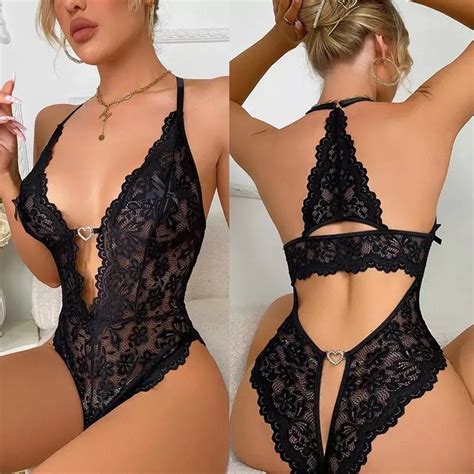 Bori Lingerie Sexy Rendada Prazer Langerie Sensual Body Feminino