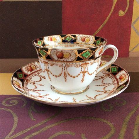 Standard China Imari Teacup And Saucer Bone China England Etsy Canada