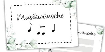 Kackspecht Musikwunschkarten Hochzeit Musikwunsch Dj Karten