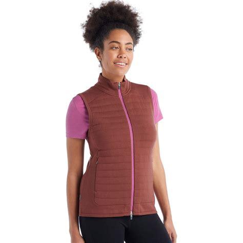 Icebreaker Zoneknit Insulated Vest Womens Clothing