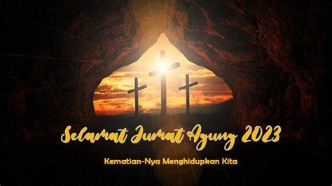 15 Poster Gambar Ucapan Selamat Jumat Agung Dan Paskah 2023 Untuk