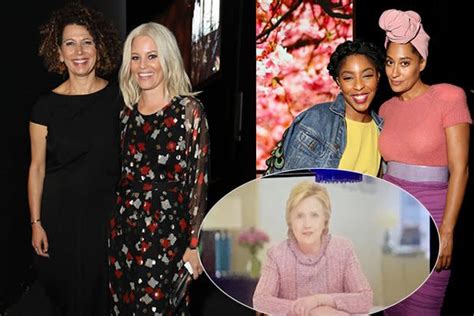 Michelle Obama And Hillary Clinton Toast Elizabeth Banks Tracee Ellis