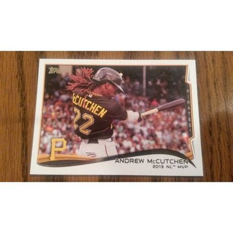 2014 Topps Card 452 Andrew McCutchen 2013 NL MVP Mint 9 Pittsburgh