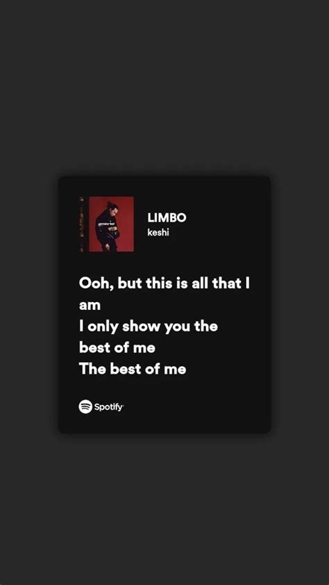 Limbo Keshi Spotify Lyrics Lirik Lagu Lagu