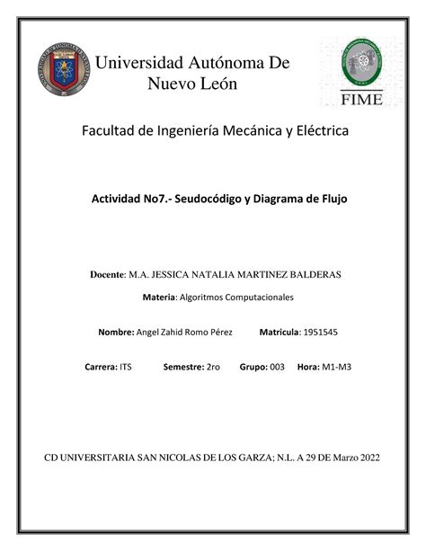 Actividad Tarea De Raptor Y C Universidad Aut Noma De Nuevo