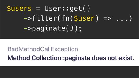 How To Paginate The Laravel Collection Two Ways Youtube