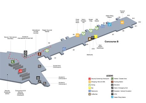 Terminal Maps Palm Beach International Airport