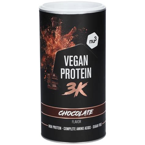 Nu3 Vegan Protein 3k Shake Schokolade 500 G Shop Apotheke