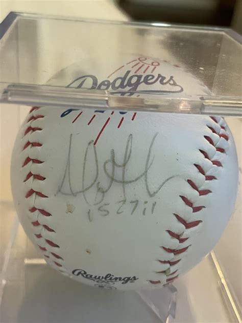 Dodgers autographed baseball : r/AutographAssistance