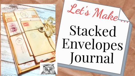 Stacked Envelopes File Folder Journal Tutorial Part 1 YouTube