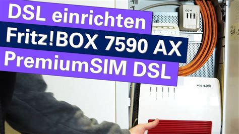 Dsl Anschluss Einrichten Mit Avm Fritz Box Ax Schritt F R Schritt