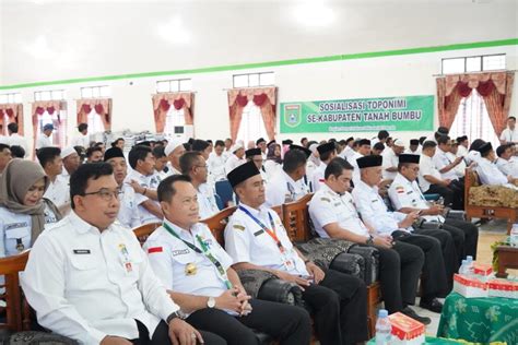 Camat Kades Dan Lurah Di Tanah Bumbu Ikuti Sosialisasi Toponimi