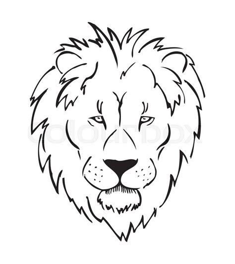 Lion Head Drawing | Free download on ClipArtMag