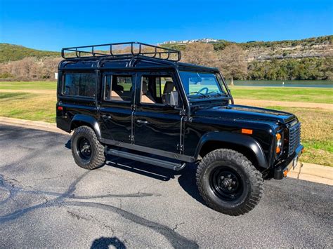 1993 Land Rover Defender 110 Nas Restored Factory Beluga Black 46l V8