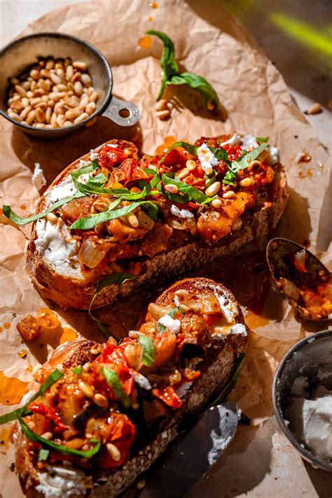 Mediterranean Roasted Eggplant With Tomatoes