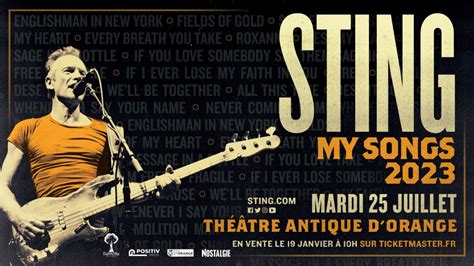 STING CONCERT 25 JULY 2023 - Hôtel l'Herbier d'Orange