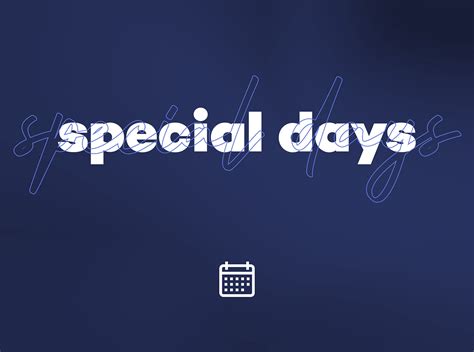 Special days :: Behance