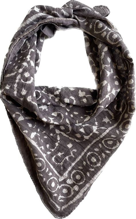 Organic Cotton Bandana Moselle Bandana Scarf Paisley Design Scarf