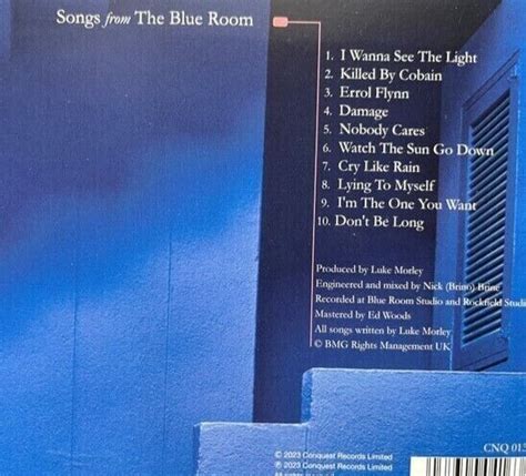 Luke Morley Songs From The Blue Room Cd 2023 Melodic Hard Rock