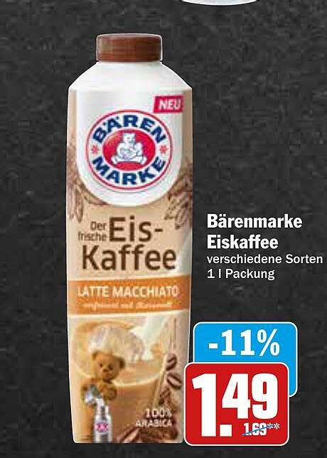 Bärenmarke Eiskaffee Angebot bei AEZ