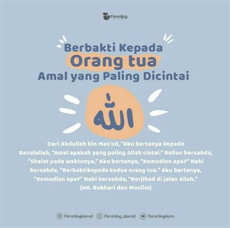 Poster Berbakti Kepada Orang Tua