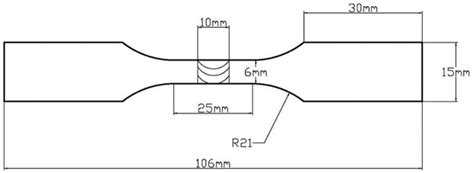 Schematic Diagram Of Tensile Specimen Download Scientific Diagram