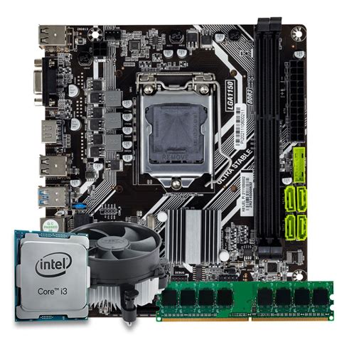 Pichau Kit Upgrade Intel Core I3 3225 H61 8GB DDR3 Cooler Pichau