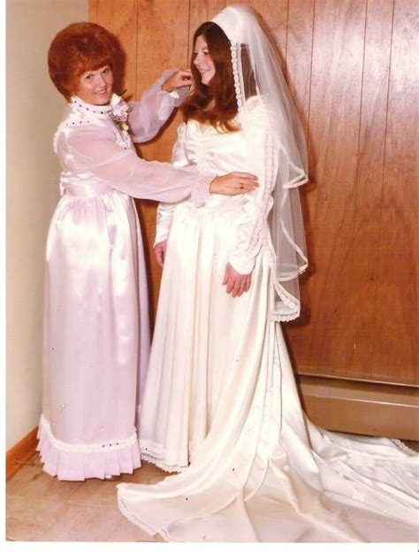 My Wedding Dress 1975 It Was Handmade By My Grandmother And Worn By