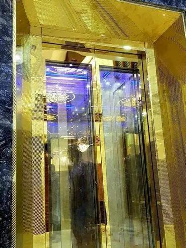 Skylyte Elevators Automatic Glass Door Passenger Lift Max Persons 6