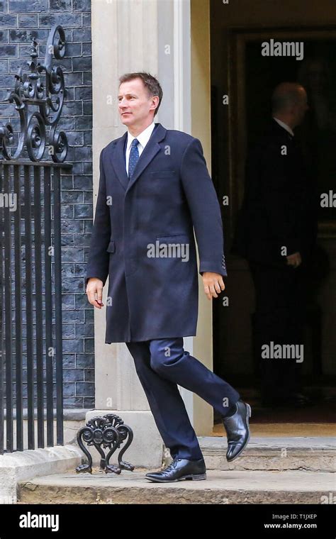 Jeremy Hunt - Foreign Secretary seen departing from No 10 Downing ...