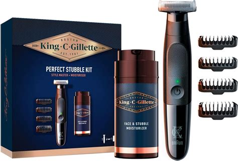 King C Gillette Men S Perfect Stubble Kit Gift Set With Style Master