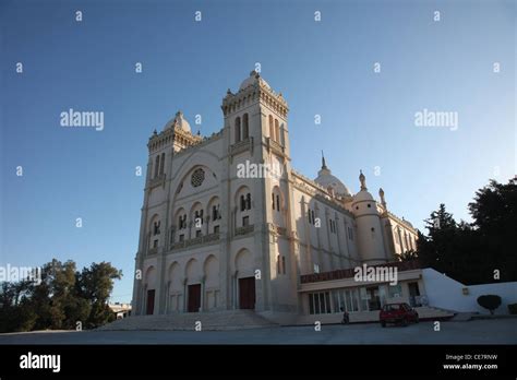 Tunisia Carthage Byrsa Hill Saint Louis Cathedral Stock Photo Alamy