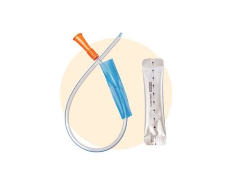 Hydrophilic Coated Nelaton Catheter With Water Sachet Coude Tip Cm