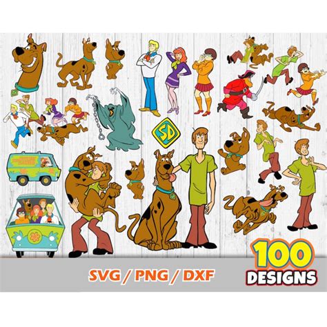 Scooby Doo Svg Bundle Files For Cricut Silhouette Scooby D Inspire